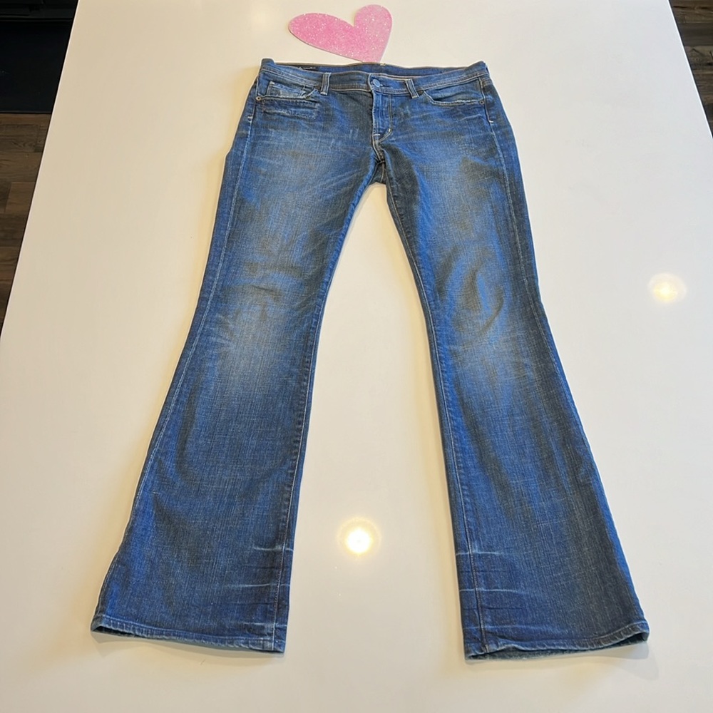 Citizens Of Humanity by Jerome Dahan Ingrid Stretch Low Waist Flare Size 30 Jean